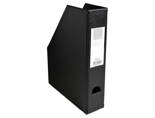 Porta revistas exacompta pvc lombada 70mm cor preto 230x310x70 mm , Exacompta , 63288 , 3130630901518